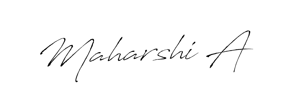 Make a beautiful signature design for name Maharshi A. Use this online signature maker to create a handwritten signature for free. Maharshi A signature style 6 images and pictures png