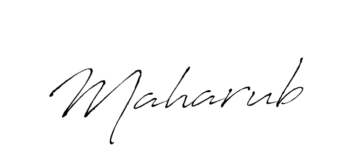 Design your own signature with our free online signature maker. With this signature software, you can create a handwritten (Antro_Vectra) signature for name Maharub. Maharub signature style 6 images and pictures png