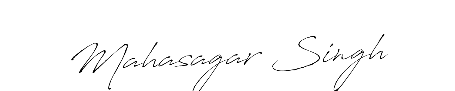 You should practise on your own different ways (Antro_Vectra) to write your name (Mahasagar Singh) in signature. don't let someone else do it for you. Mahasagar Singh signature style 6 images and pictures png