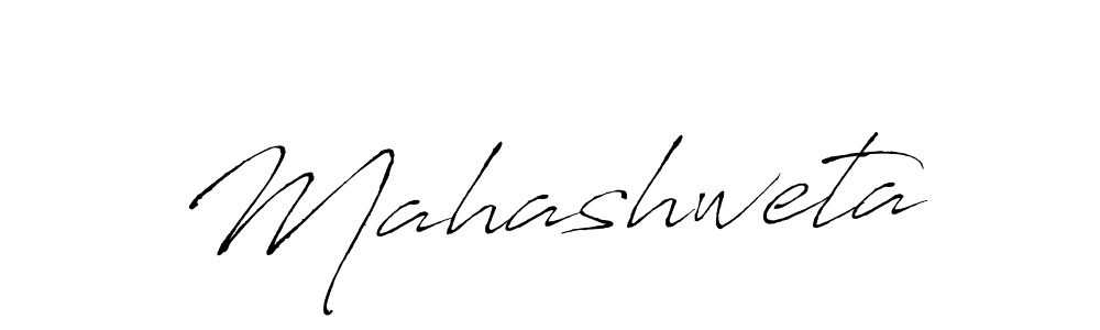 Mahashweta stylish signature style. Best Handwritten Sign (Antro_Vectra) for my name. Handwritten Signature Collection Ideas for my name Mahashweta. Mahashweta signature style 6 images and pictures png