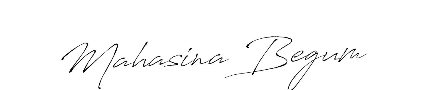 How to make Mahasina Begum signature? Antro_Vectra is a professional autograph style. Create handwritten signature for Mahasina Begum name. Mahasina Begum signature style 6 images and pictures png