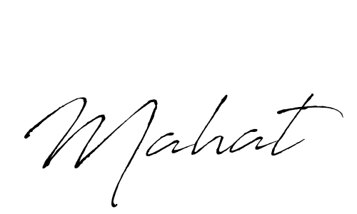 How to make Mahat signature? Antro_Vectra is a professional autograph style. Create handwritten signature for Mahat name. Mahat signature style 6 images and pictures png