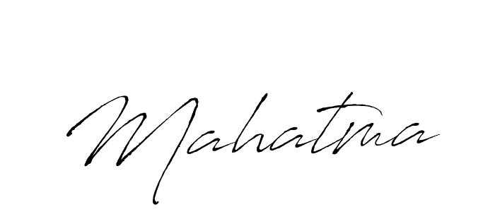 You should practise on your own different ways (Antro_Vectra) to write your name (Mahatma) in signature. don't let someone else do it for you. Mahatma signature style 6 images and pictures png