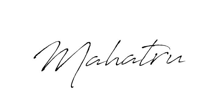Also You can easily find your signature by using the search form. We will create Mahatru name handwritten signature images for you free of cost using Antro_Vectra sign style. Mahatru signature style 6 images and pictures png