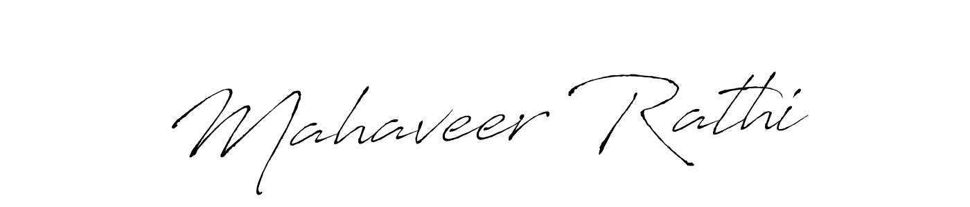 Create a beautiful signature design for name Mahaveer Rathi. With this signature (Antro_Vectra) fonts, you can make a handwritten signature for free. Mahaveer Rathi signature style 6 images and pictures png