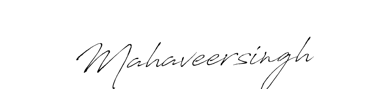 Make a beautiful signature design for name Mahaveersingh. With this signature (Antro_Vectra) style, you can create a handwritten signature for free. Mahaveersingh signature style 6 images and pictures png