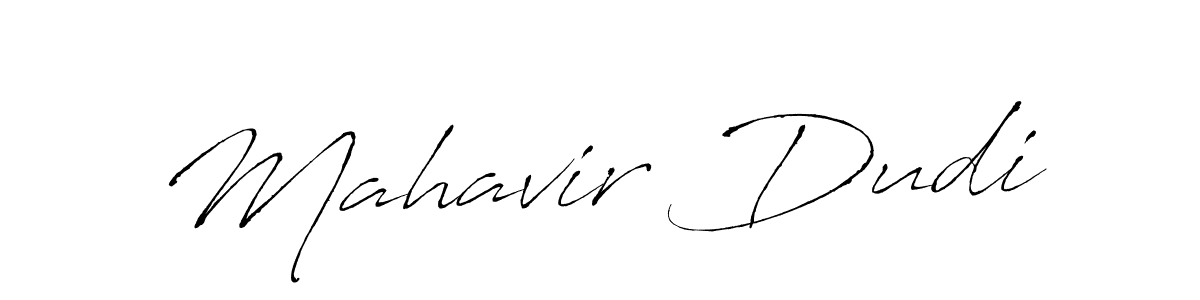 How to make Mahavir Dudi signature? Antro_Vectra is a professional autograph style. Create handwritten signature for Mahavir Dudi name. Mahavir Dudi signature style 6 images and pictures png