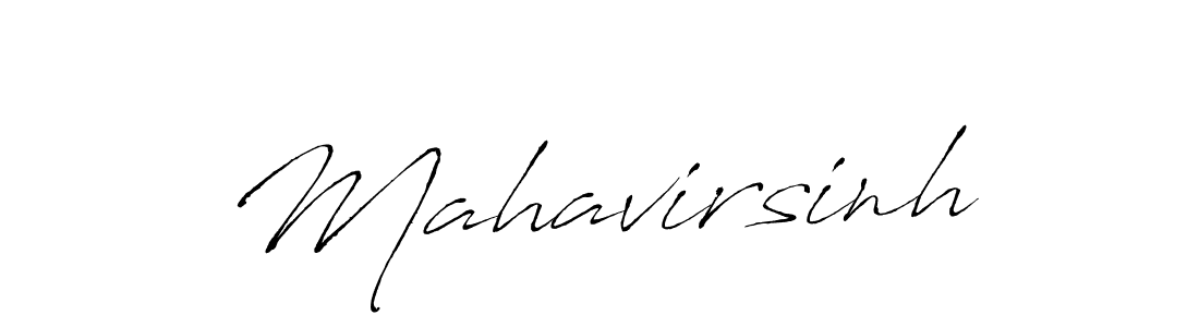 Design your own signature with our free online signature maker. With this signature software, you can create a handwritten (Antro_Vectra) signature for name Mahavirsinh. Mahavirsinh signature style 6 images and pictures png