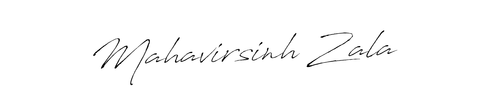 Make a beautiful signature design for name Mahavirsinh Zala. With this signature (Antro_Vectra) style, you can create a handwritten signature for free. Mahavirsinh Zala signature style 6 images and pictures png