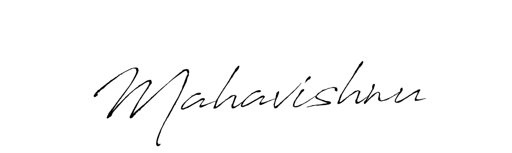 Make a beautiful signature design for name Mahavishnu. With this signature (Antro_Vectra) style, you can create a handwritten signature for free. Mahavishnu signature style 6 images and pictures png