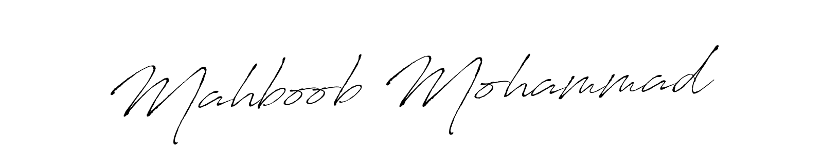 Design your own signature with our free online signature maker. With this signature software, you can create a handwritten (Antro_Vectra) signature for name Mahboob Mohammad. Mahboob Mohammad signature style 6 images and pictures png