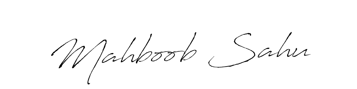 Make a beautiful signature design for name Mahboob Sahu. Use this online signature maker to create a handwritten signature for free. Mahboob Sahu signature style 6 images and pictures png