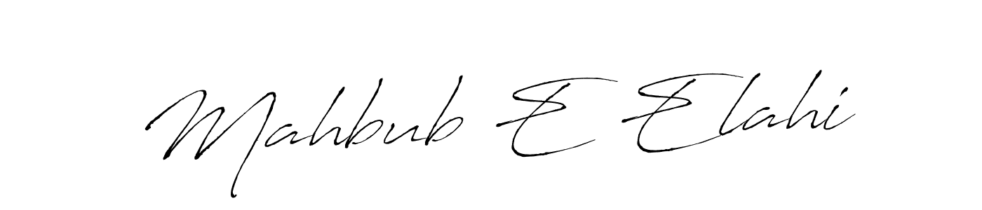 Use a signature maker to create a handwritten signature online. With this signature software, you can design (Antro_Vectra) your own signature for name Mahbub E Elahi. Mahbub E Elahi signature style 6 images and pictures png