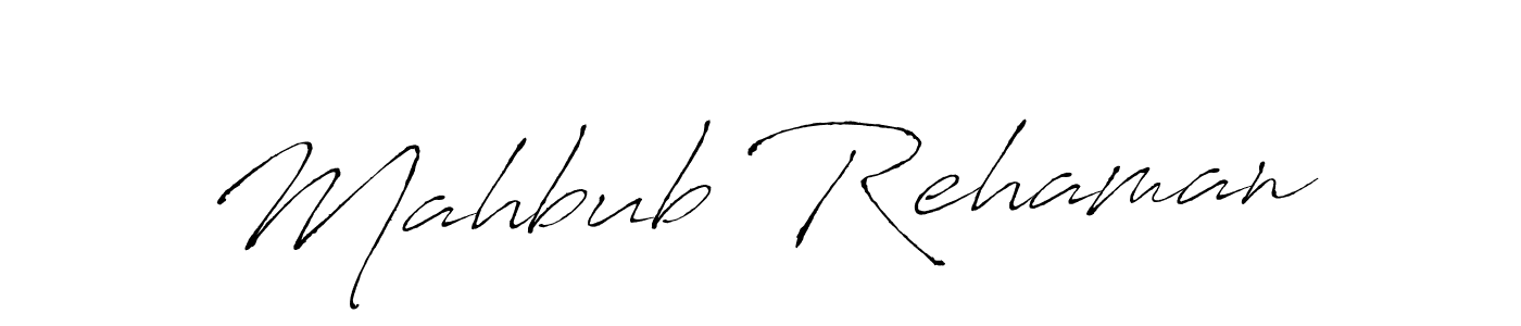 How to make Mahbub Rehaman signature? Antro_Vectra is a professional autograph style. Create handwritten signature for Mahbub Rehaman name. Mahbub Rehaman signature style 6 images and pictures png