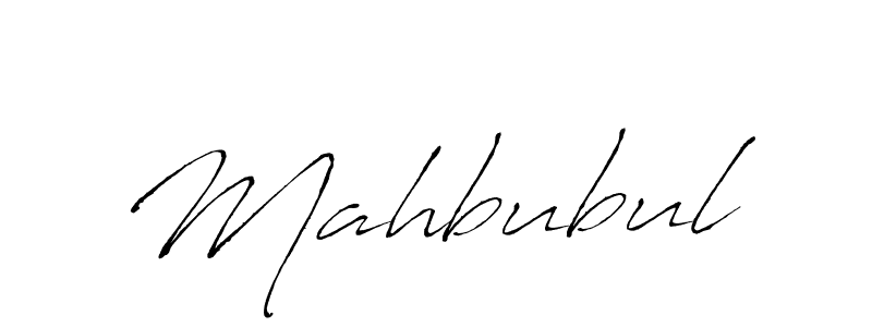 Also we have Mahbubul name is the best signature style. Create professional handwritten signature collection using Antro_Vectra autograph style. Mahbubul signature style 6 images and pictures png