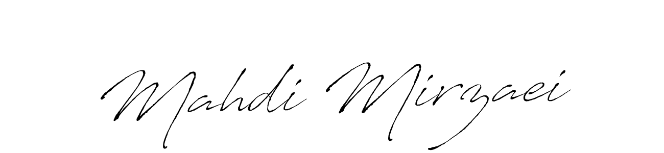 Design your own signature with our free online signature maker. With this signature software, you can create a handwritten (Antro_Vectra) signature for name Mahdi Mirzaei. Mahdi Mirzaei signature style 6 images and pictures png