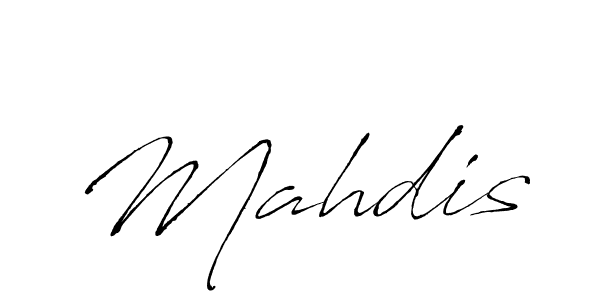 How to make Mahdis name signature. Use Antro_Vectra style for creating short signs online. This is the latest handwritten sign. Mahdis signature style 6 images and pictures png