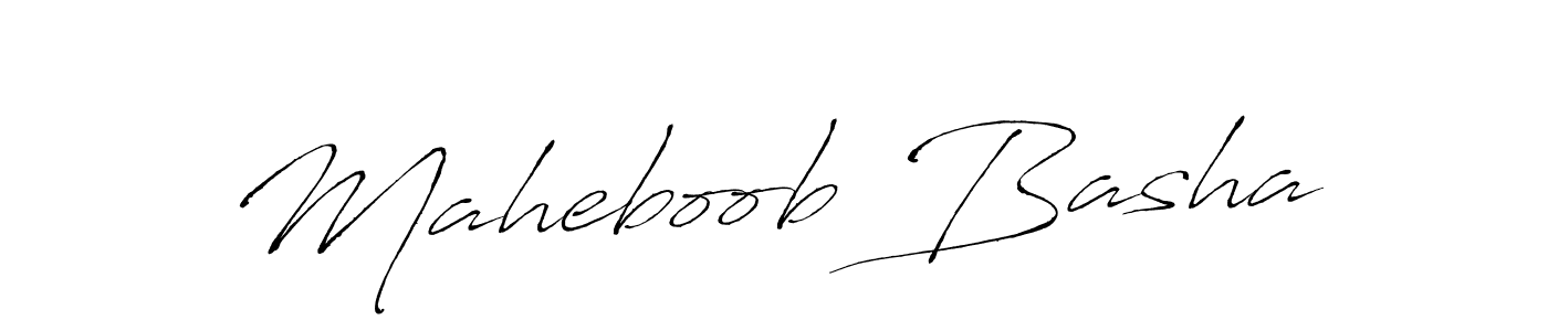 Use a signature maker to create a handwritten signature online. With this signature software, you can design (Antro_Vectra) your own signature for name Maheboob Basha. Maheboob Basha signature style 6 images and pictures png