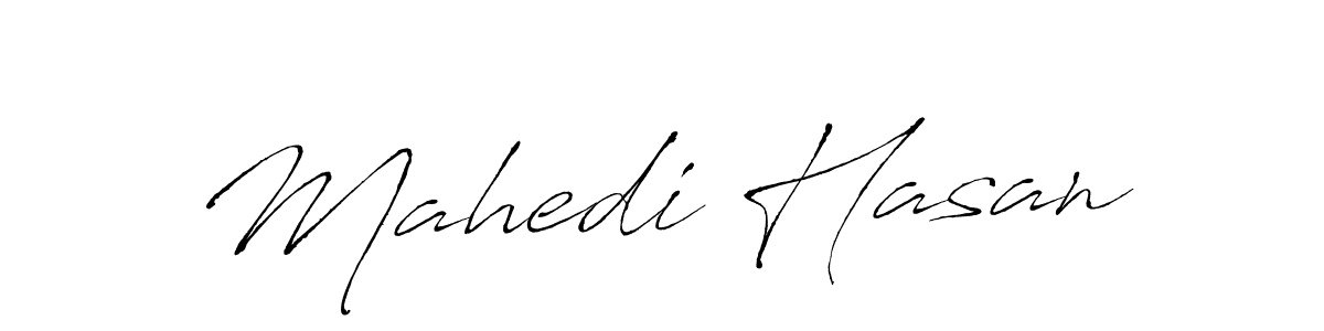 Create a beautiful signature design for name Mahedi Hasan. With this signature (Antro_Vectra) fonts, you can make a handwritten signature for free. Mahedi Hasan signature style 6 images and pictures png