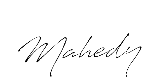 The best way (Antro_Vectra) to make a short signature is to pick only two or three words in your name. The name Mahedy include a total of six letters. For converting this name. Mahedy signature style 6 images and pictures png