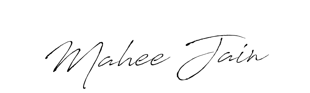 Also we have Mahee Jain name is the best signature style. Create professional handwritten signature collection using Antro_Vectra autograph style. Mahee Jain signature style 6 images and pictures png