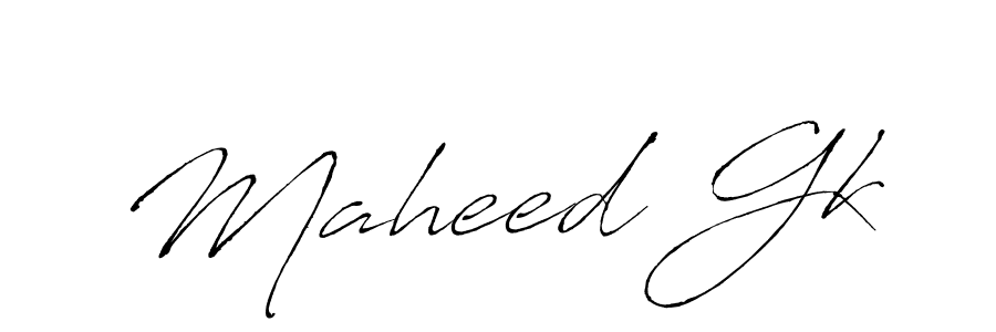 Make a beautiful signature design for name Maheed Gk. Use this online signature maker to create a handwritten signature for free. Maheed Gk signature style 6 images and pictures png