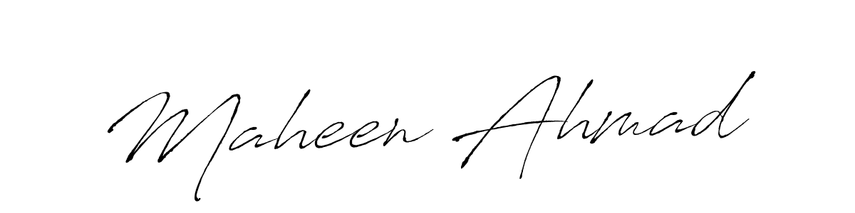 It looks lik you need a new signature style for name Maheen Ahmad. Design unique handwritten (Antro_Vectra) signature with our free signature maker in just a few clicks. Maheen Ahmad signature style 6 images and pictures png