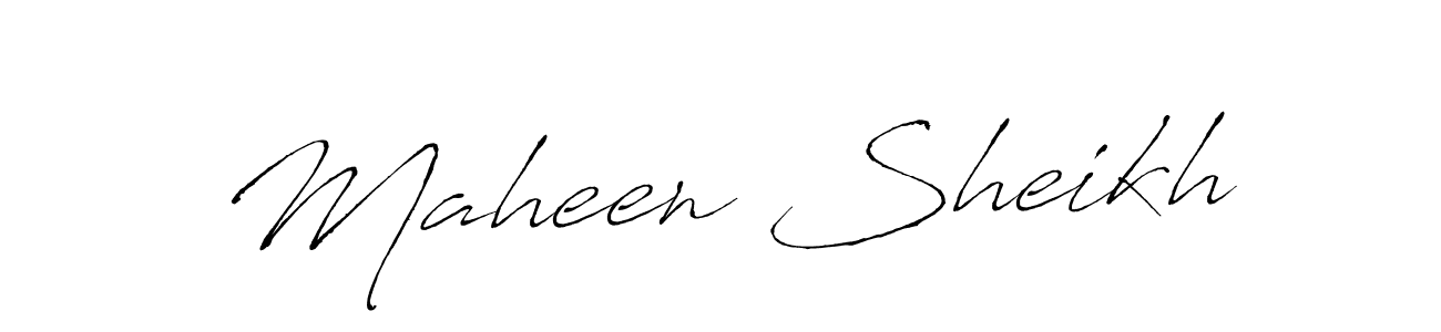 Also we have Maheen Sheikh name is the best signature style. Create professional handwritten signature collection using Antro_Vectra autograph style. Maheen Sheikh signature style 6 images and pictures png