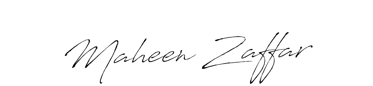 How to make Maheen Zaffar signature? Antro_Vectra is a professional autograph style. Create handwritten signature for Maheen Zaffar name. Maheen Zaffar signature style 6 images and pictures png