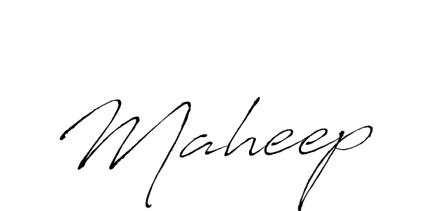 Design your own signature with our free online signature maker. With this signature software, you can create a handwritten (Antro_Vectra) signature for name Maheep. Maheep signature style 6 images and pictures png