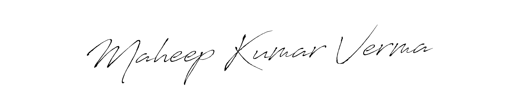 Maheep Kumar Verma stylish signature style. Best Handwritten Sign (Antro_Vectra) for my name. Handwritten Signature Collection Ideas for my name Maheep Kumar Verma. Maheep Kumar Verma signature style 6 images and pictures png