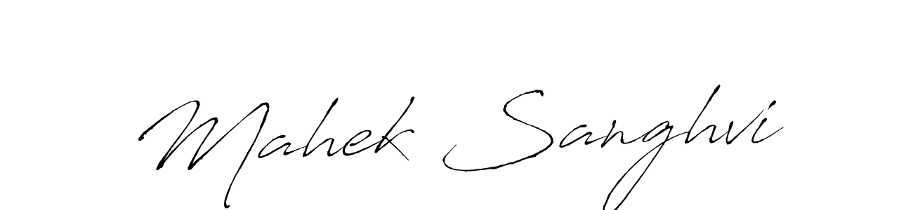 This is the best signature style for the Mahek Sanghvi name. Also you like these signature font (Antro_Vectra). Mix name signature. Mahek Sanghvi signature style 6 images and pictures png