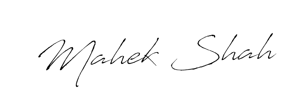 Antro_Vectra is a professional signature style that is perfect for those who want to add a touch of class to their signature. It is also a great choice for those who want to make their signature more unique. Get Mahek Shah name to fancy signature for free. Mahek Shah signature style 6 images and pictures png