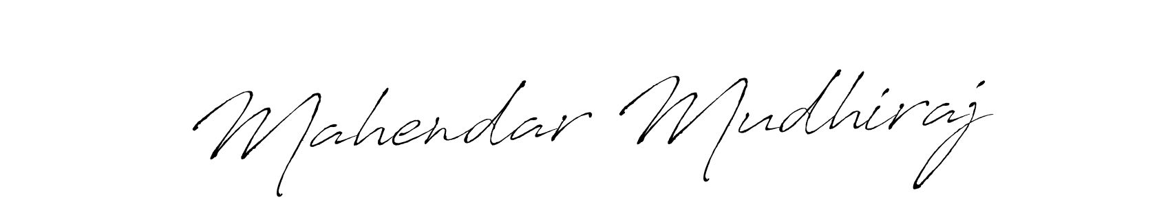 Use a signature maker to create a handwritten signature online. With this signature software, you can design (Antro_Vectra) your own signature for name Mahendar Mudhiraj. Mahendar Mudhiraj signature style 6 images and pictures png