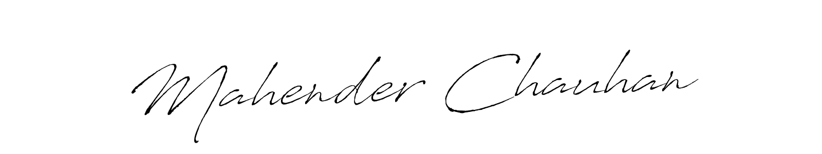 The best way (Antro_Vectra) to make a short signature is to pick only two or three words in your name. The name Mahender Chauhan include a total of six letters. For converting this name. Mahender Chauhan signature style 6 images and pictures png