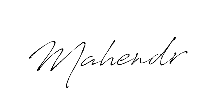 How to make Mahendr signature? Antro_Vectra is a professional autograph style. Create handwritten signature for Mahendr name. Mahendr signature style 6 images and pictures png