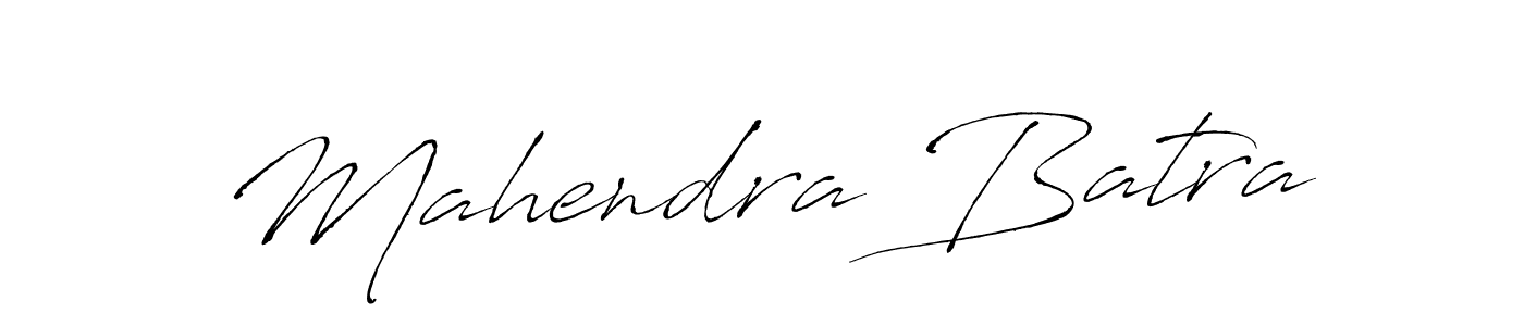 Mahendra Batra stylish signature style. Best Handwritten Sign (Antro_Vectra) for my name. Handwritten Signature Collection Ideas for my name Mahendra Batra. Mahendra Batra signature style 6 images and pictures png