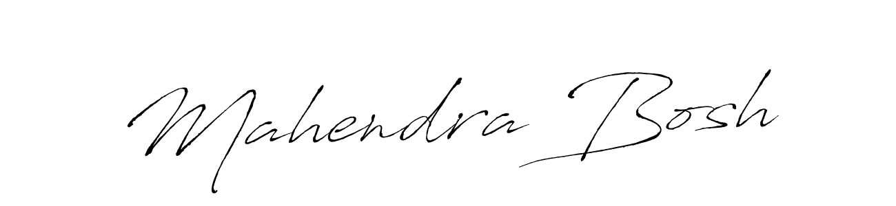 Design your own signature with our free online signature maker. With this signature software, you can create a handwritten (Antro_Vectra) signature for name Mahendra Bosh. Mahendra Bosh signature style 6 images and pictures png