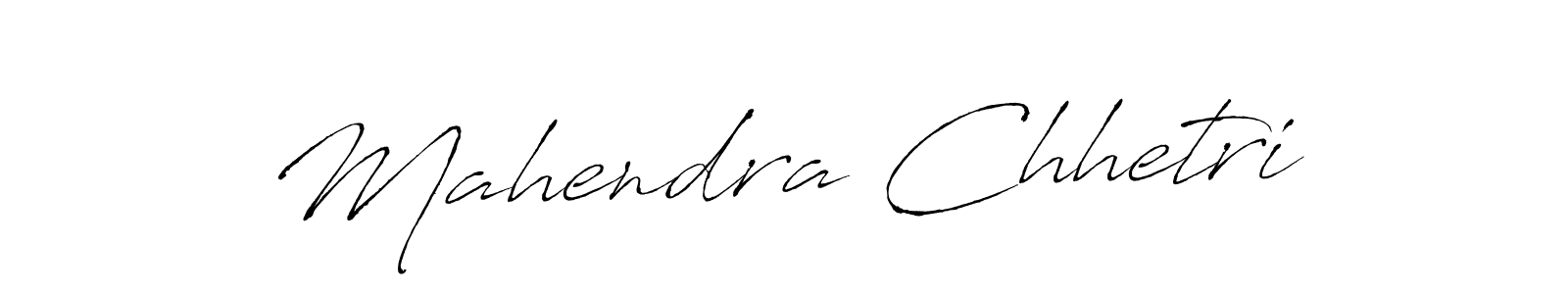 Create a beautiful signature design for name Mahendra Chhetri. With this signature (Antro_Vectra) fonts, you can make a handwritten signature for free. Mahendra Chhetri signature style 6 images and pictures png