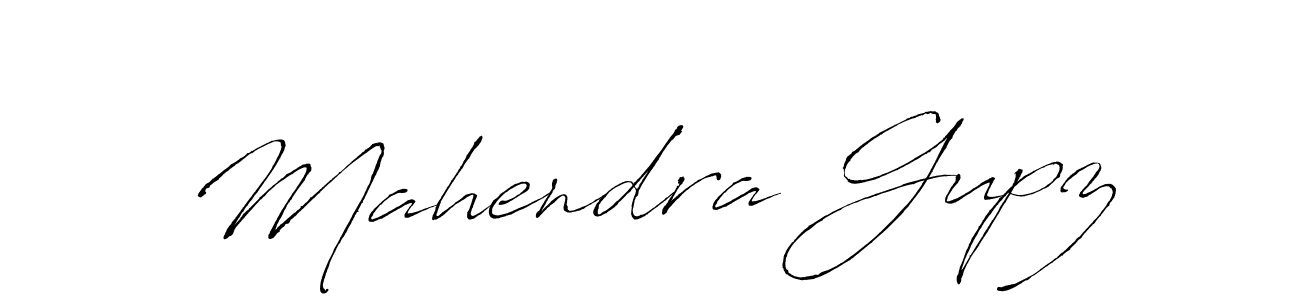 Also we have Mahendra Gupz name is the best signature style. Create professional handwritten signature collection using Antro_Vectra autograph style. Mahendra Gupz signature style 6 images and pictures png