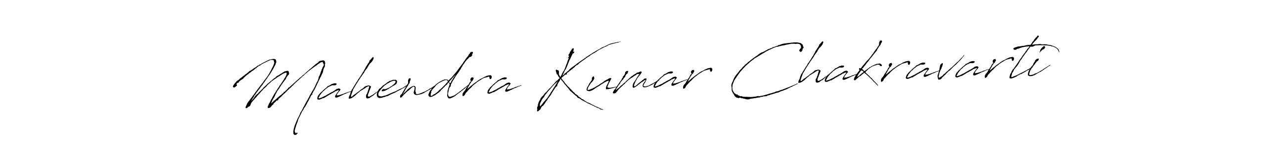 You should practise on your own different ways (Antro_Vectra) to write your name (Mahendra Kumar Chakravarti) in signature. don't let someone else do it for you. Mahendra Kumar Chakravarti signature style 6 images and pictures png