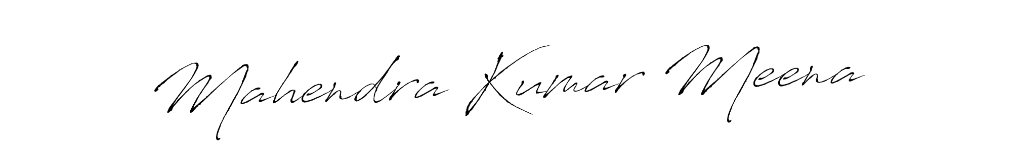 Mahendra Kumar Meena stylish signature style. Best Handwritten Sign (Antro_Vectra) for my name. Handwritten Signature Collection Ideas for my name Mahendra Kumar Meena. Mahendra Kumar Meena signature style 6 images and pictures png