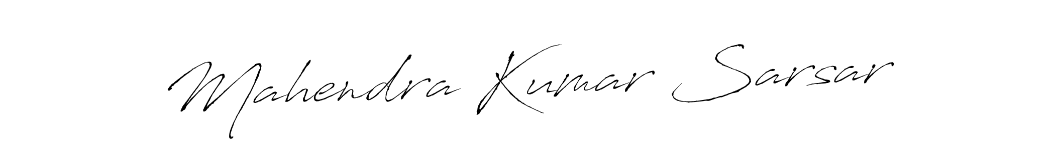 How to make Mahendra Kumar Sarsar signature? Antro_Vectra is a professional autograph style. Create handwritten signature for Mahendra Kumar Sarsar name. Mahendra Kumar Sarsar signature style 6 images and pictures png