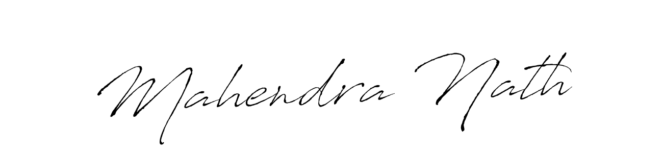 Design your own signature with our free online signature maker. With this signature software, you can create a handwritten (Antro_Vectra) signature for name Mahendra Nath. Mahendra Nath signature style 6 images and pictures png