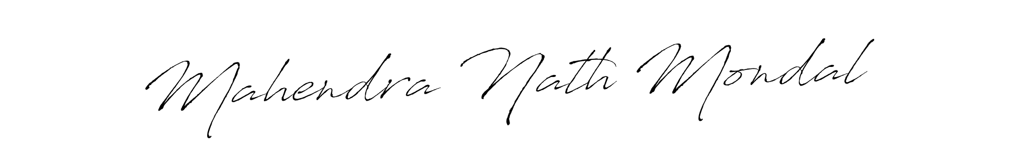 Create a beautiful signature design for name Mahendra Nath Mondal. With this signature (Antro_Vectra) fonts, you can make a handwritten signature for free. Mahendra Nath Mondal signature style 6 images and pictures png