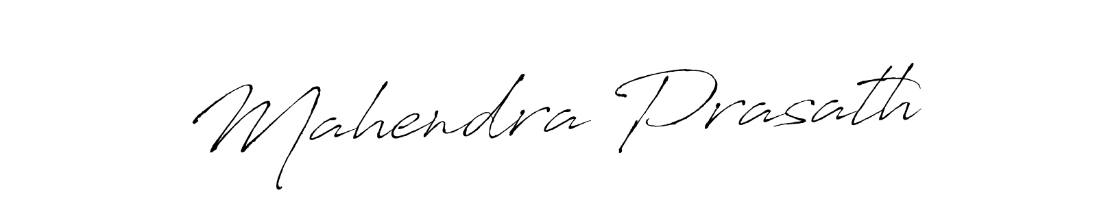 How to make Mahendra Prasath name signature. Use Antro_Vectra style for creating short signs online. This is the latest handwritten sign. Mahendra Prasath signature style 6 images and pictures png