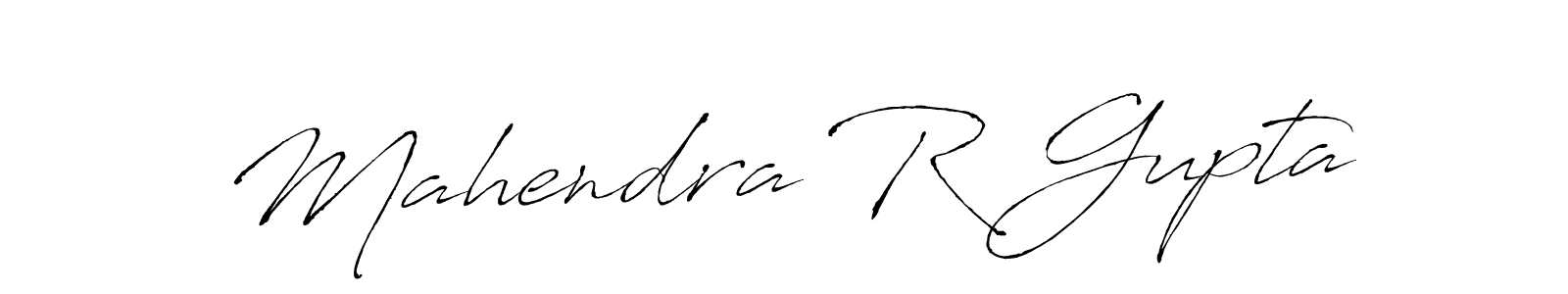Design your own signature with our free online signature maker. With this signature software, you can create a handwritten (Antro_Vectra) signature for name Mahendra R Gupta. Mahendra R Gupta signature style 6 images and pictures png