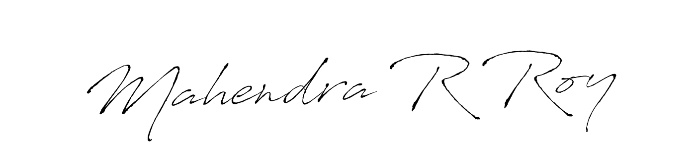 Use a signature maker to create a handwritten signature online. With this signature software, you can design (Antro_Vectra) your own signature for name Mahendra R Roy. Mahendra R Roy signature style 6 images and pictures png