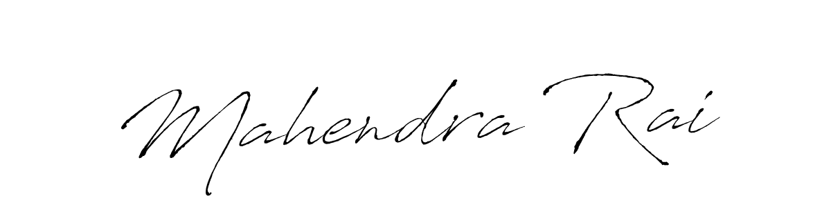 How to make Mahendra Rai name signature. Use Antro_Vectra style for creating short signs online. This is the latest handwritten sign. Mahendra Rai signature style 6 images and pictures png