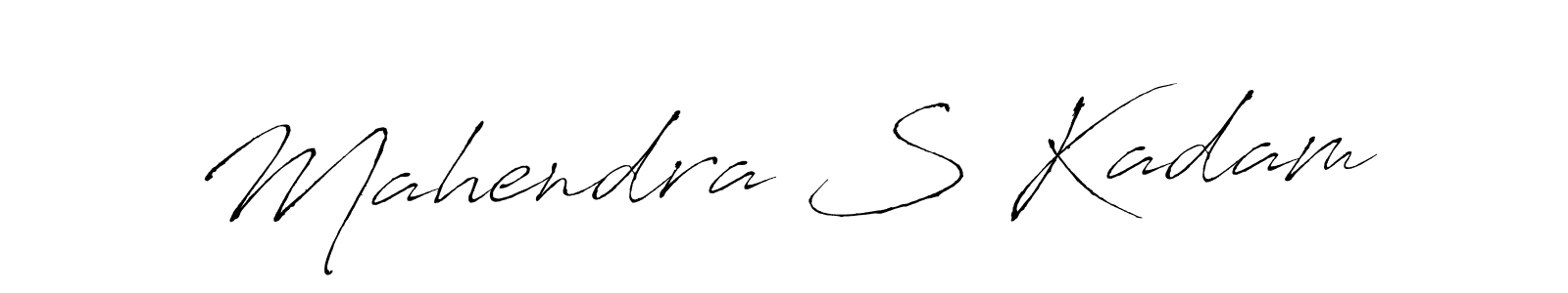 Use a signature maker to create a handwritten signature online. With this signature software, you can design (Antro_Vectra) your own signature for name Mahendra S Kadam. Mahendra S Kadam signature style 6 images and pictures png